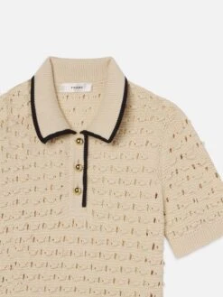 The Bauble Polo -- Cream -Frame Sale Store WE25KSW043 CREA DET