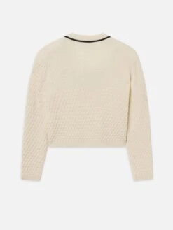 Sotheby’s Women's V-Neck Sweater -- Cream -Frame Sale Store WE25KSW046 CREA B