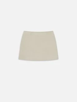 The Leather Mini Skirt -- Soft Mint -Frame Sale Store WE25LSK001 SMNT B