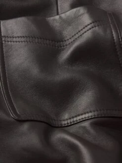 The Leather Scout Short -- Truffle -Frame Sale Store WE25LST002 TRUF FABRICDETAIL