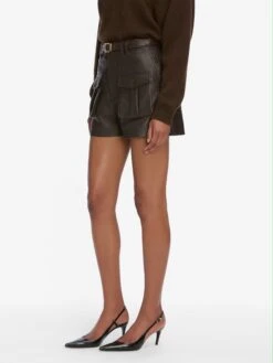 The Leather Scout Short -- Truffle -Frame Sale Store WE25LST002 TRUF 3798
