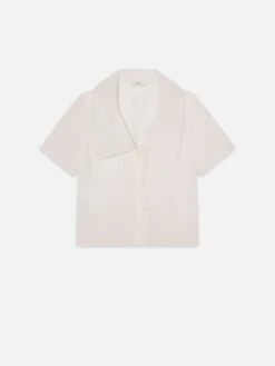 The Scallop Sailor Blouse -- White