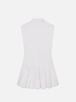 The Linen Day Dress -- White 7 The Linen Day Dress -- White -Frame Sale Store WE25WDR008 WHT B