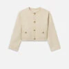 The Trim Jacket -- Cream Multi