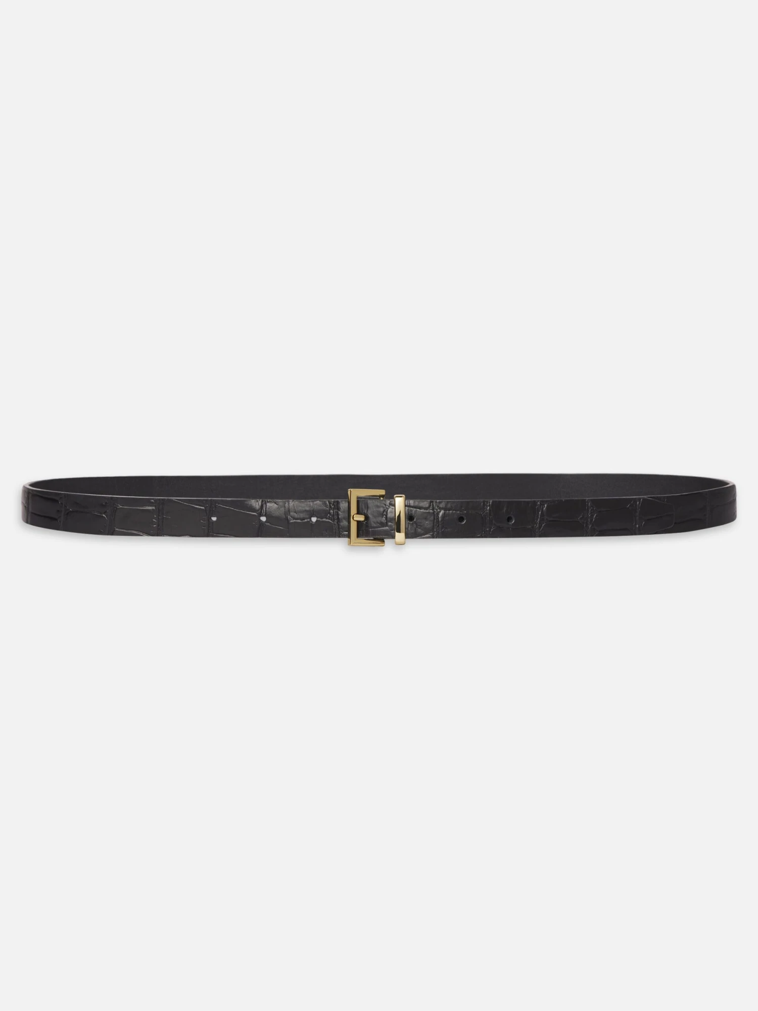 The Petite Croc Belt -- Black 1 The Petite Croc Belt -- Black