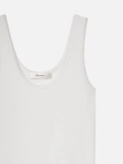 The Mesh Trim Tank -- White -Frame Sale Store WF25JKT007 WHT DET 1