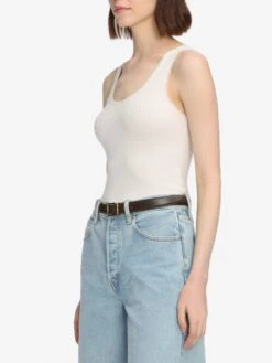 The Mesh Trim Tank -- White -Frame Sale Store WF25JKT007 WHT 4276