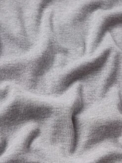 The Rib Baby Tee -- Heather Grey -Frame Sale Store WF25JKT012 HGRY FABRICDETAIL