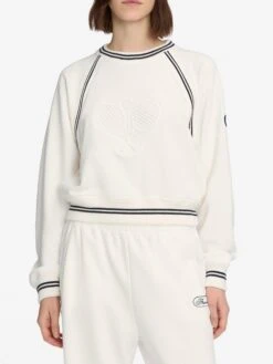 The Tennis Sweatshirt -- White -Frame Sale Store WF25JPA001 WHT WF25JSS004 WHT 13008 61f61dad ddc6 46e7 ab1d c3cc1caba696