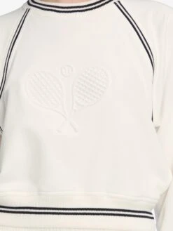 The Tennis Sweatshirt -- White -Frame Sale Store WF25JPA001 WHT WF25JSS004 WHT 13016 e9038587 94f5 40ff 9d22 6a360effb03b