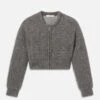 The Plush Bomber -- Dark Heather Grey