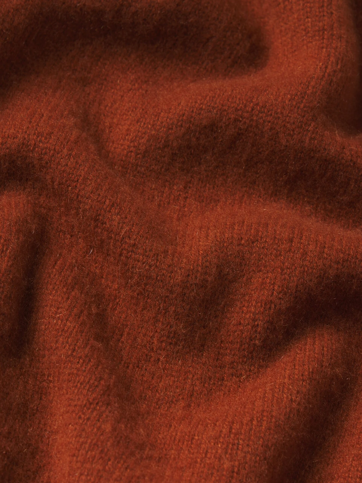 The Cashmere Brushed Sweater -- Rust 7 The Cashmere Brushed Sweater -- Rust - Image 7