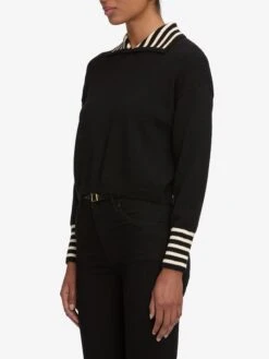 The Sailor Pullover -- Black Multi -Frame Sale Store WF25KSW026 BKMU 9485