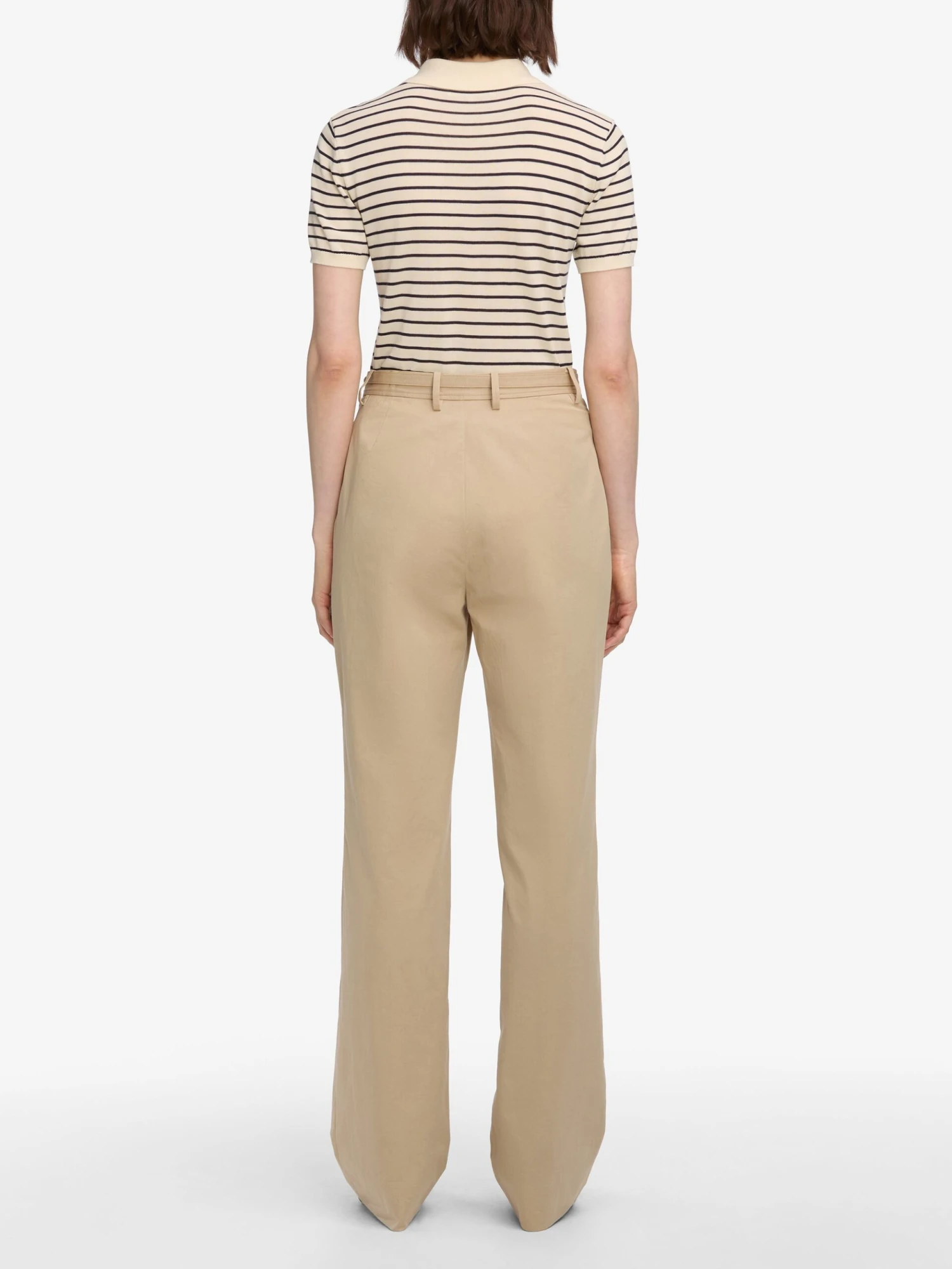 The Pleated Stilt Trouser -- Light Khaki 6 The Pleated Stilt Trouser -- Light Khaki - Image 6