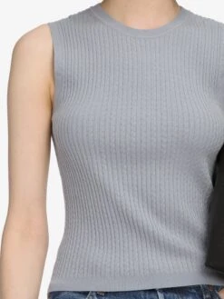 The Fine Cable Tank -- Grey Blue 10 The Fine Cable Tank -- Grey Blue -Frame Sale Store WF25KSW043 GYBL 4804