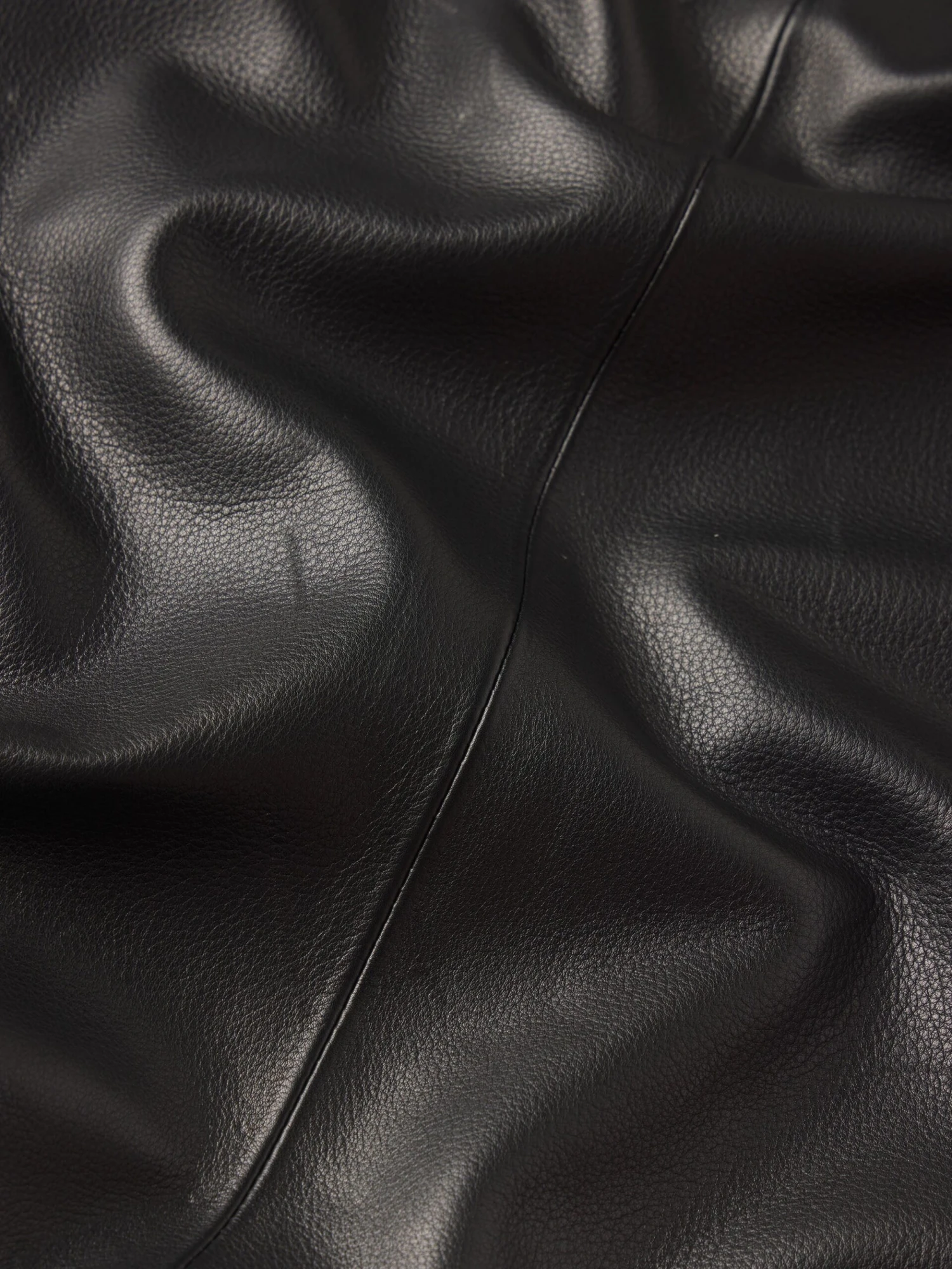 The Leather Pinafore Dress -- Black 6 The Leather Pinafore Dress -- Black - Image 6