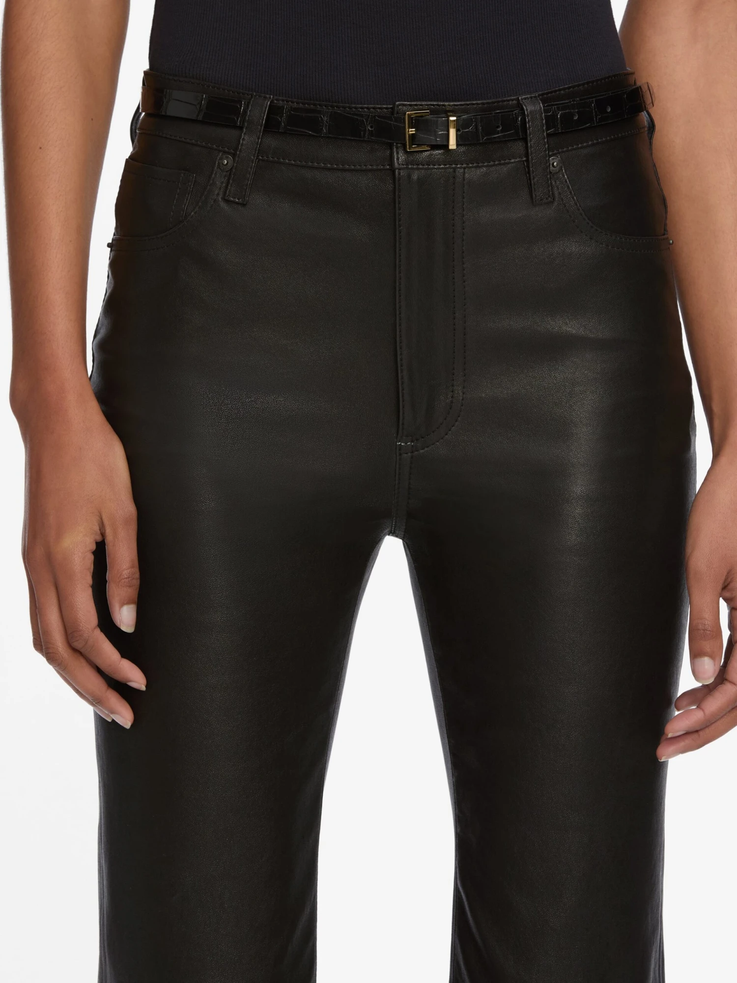 The Leather Reboot Crop -- Black 5 The Leather Reboot Crop -- Black - Image 5