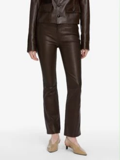 The Leather Reboot Crop -- Truffle -Frame Sale Store WF25LPA005 TRUF WE25LJA001 DKBR 6056