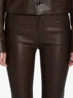 The Leather Reboot Crop -- Truffle -Frame Sale Store WF25LPA005 TRUF WE25LJA001 DKBR 6089