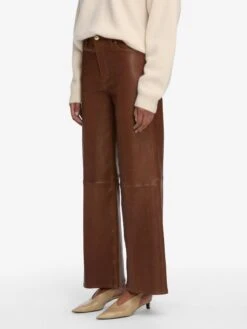 Le Slim Palazzo Leather -- Cedar -Frame Sale Store WF25LPA010 CEDA WF25KSW054 CREA 8895