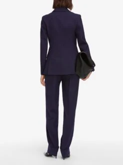 The Peak Lapel Blazer -- Royal Purple -Frame Sale Store WF25WBZ001 RYPL WF25WPA001 RYPL 10418