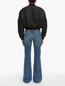 The Nylon Bomber Jacket -- Black -Frame Sale Store WF25WJA003 BLK 9199