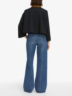 The Mini Swing Jacket -- Navy 12 The Mini Swing Jacket -- Navy -Frame Sale Store WF25WJA010 NAVY 6924