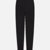 The Cuffed Pleated Trouser -- Black