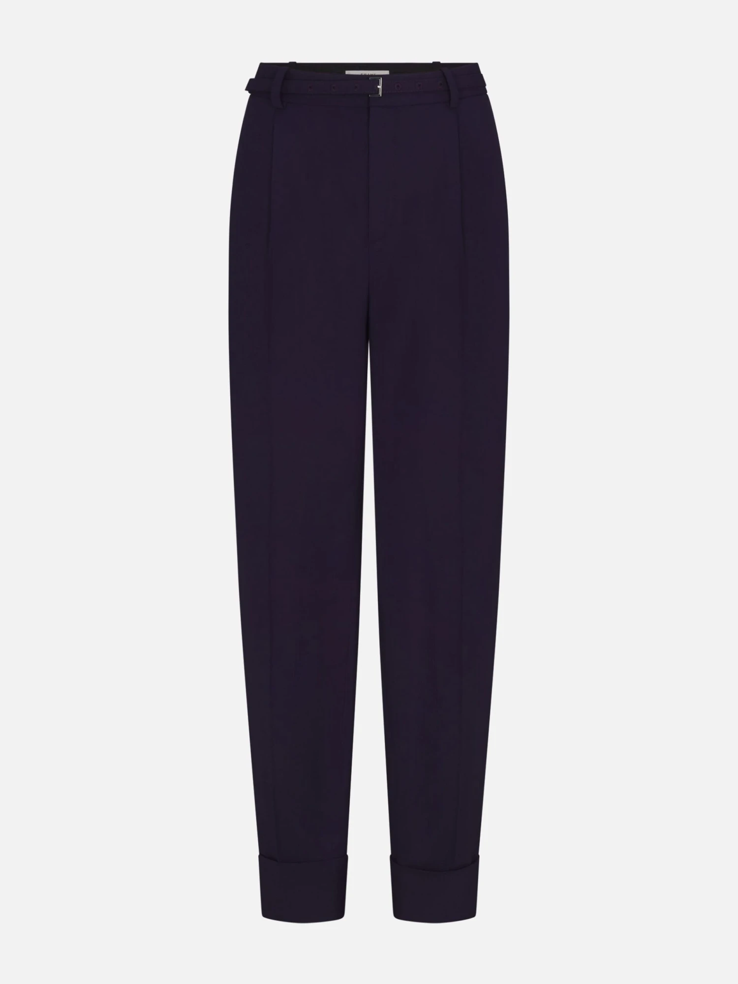 The Cuffed Pleated Trouser -- Royal Purple 1 The Cuffed Pleated Trouser -- Royal Purple