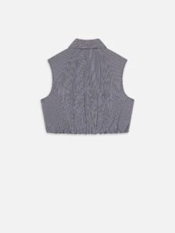 The Check Top -- Navy Multi -Frame Sale Store WF25WSH011 NAMU B1