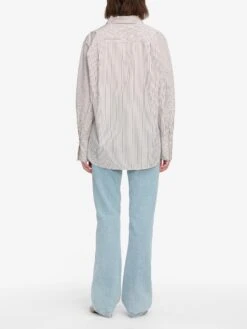 The Striped Boy Shirt -- Aubergine Multi -Frame Sale Store WF25WSH030 ABRM 10240