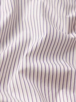 The Striped Boy Shirt -- Aubergine Multi -Frame Sale Store WF25WSH030 WBRM FABRICDETAIL