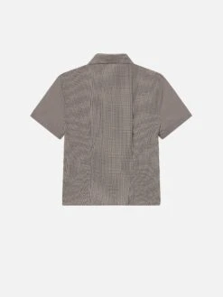The Check Seaside Shirt -- Coffee Multi -Frame Sale Store WF25WSH033 THECHECKSEASIDESHIRT COFFEEMULTI BACK