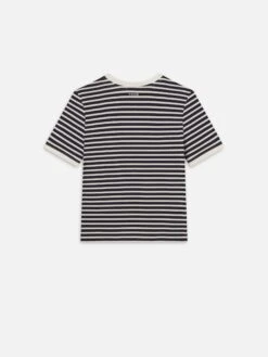 Ritz Striped Baby Tee -- Navy Multi -Frame Sale Store WP25JTE006 NAMU B