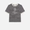 Ritz Striped Baby Tee -- Navy Multi