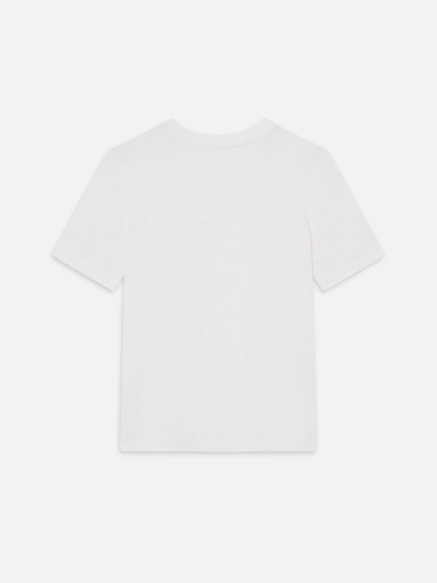 The Linen Baby Tee -- White 3 The Linen Baby Tee -- White - Image 3
