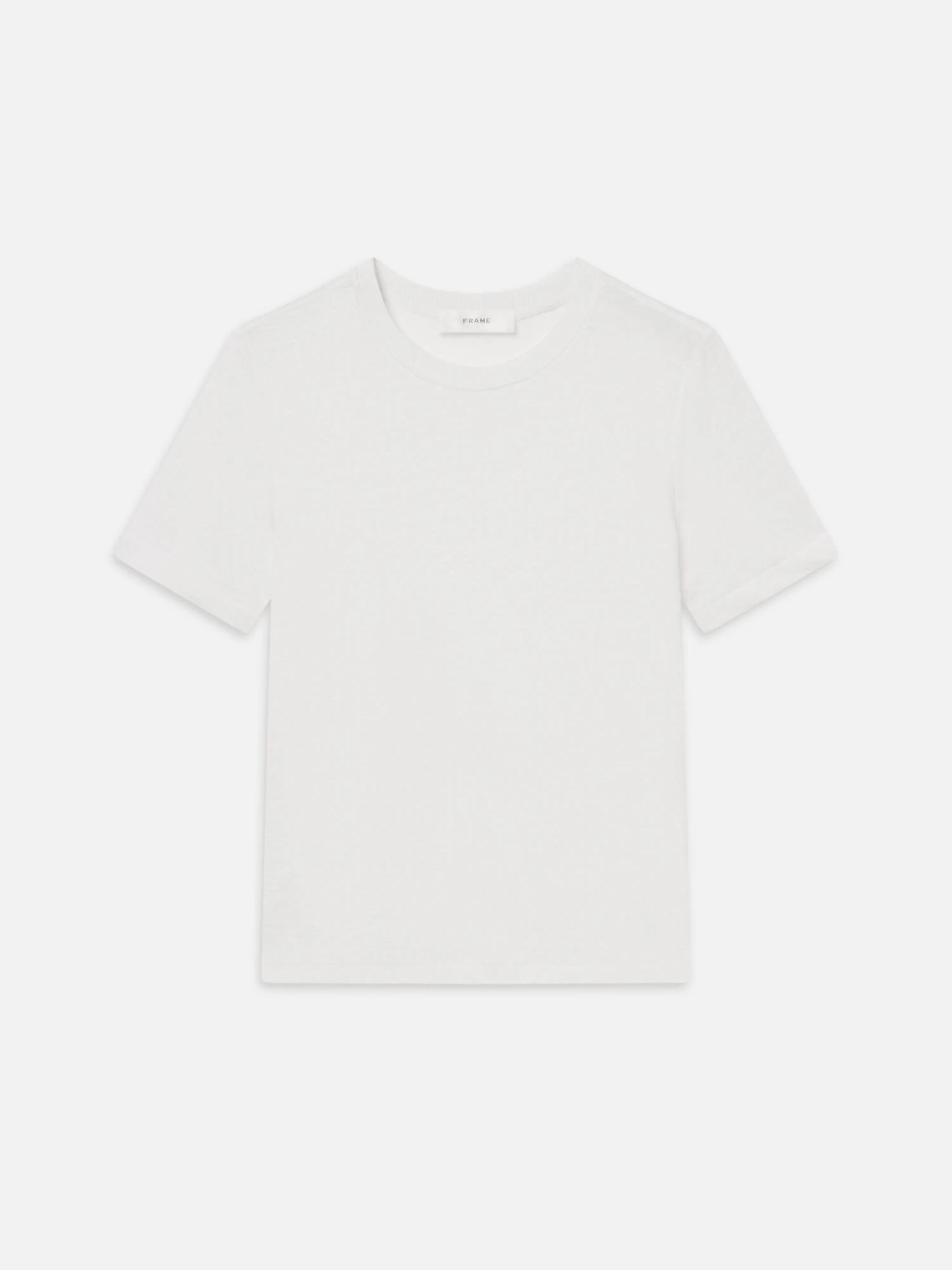 The Linen Baby Tee -- White 1 The Linen Baby Tee -- White