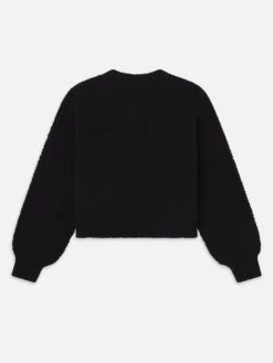 Ritz Mixed Stitch Sweater -- Black 9 Ritz Mixed Stitch Sweater -- Black -Frame Sale Store WP25KSW055 BLK B