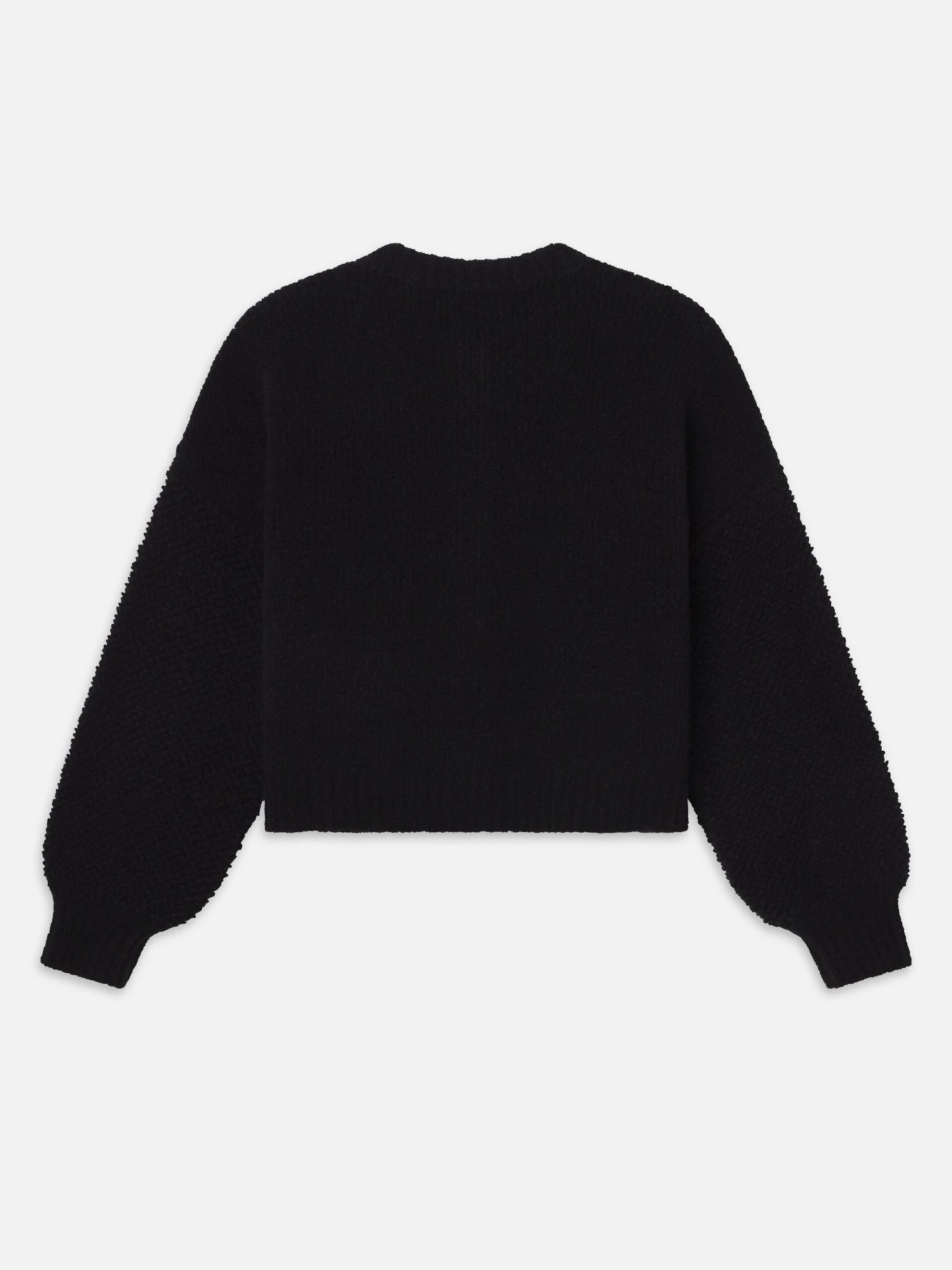 Ritz Mixed Stitch Sweater -- Black 5 Ritz Mixed Stitch Sweater -- Black - Image 5