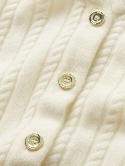 Ritz Cable Cardigan -- Cream -Frame Sale Store WP25KSW060 CREA FABRIC DETC