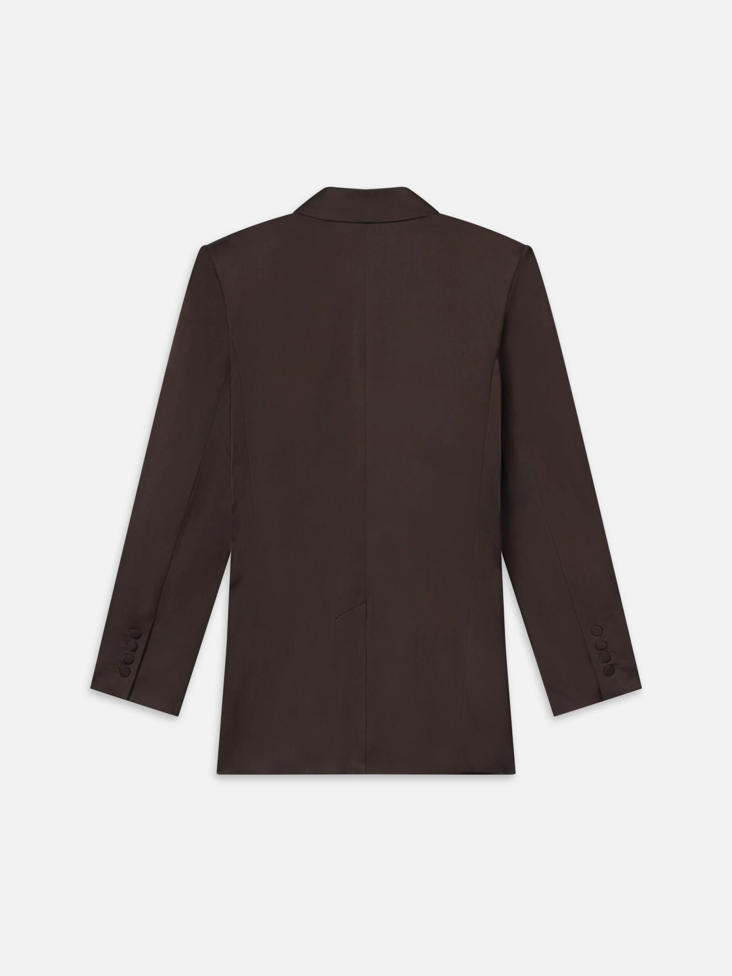 Double-Breasted Slim Blazer -- Espresso 4 Double-Breasted Slim Blazer -- Espresso - Image 4