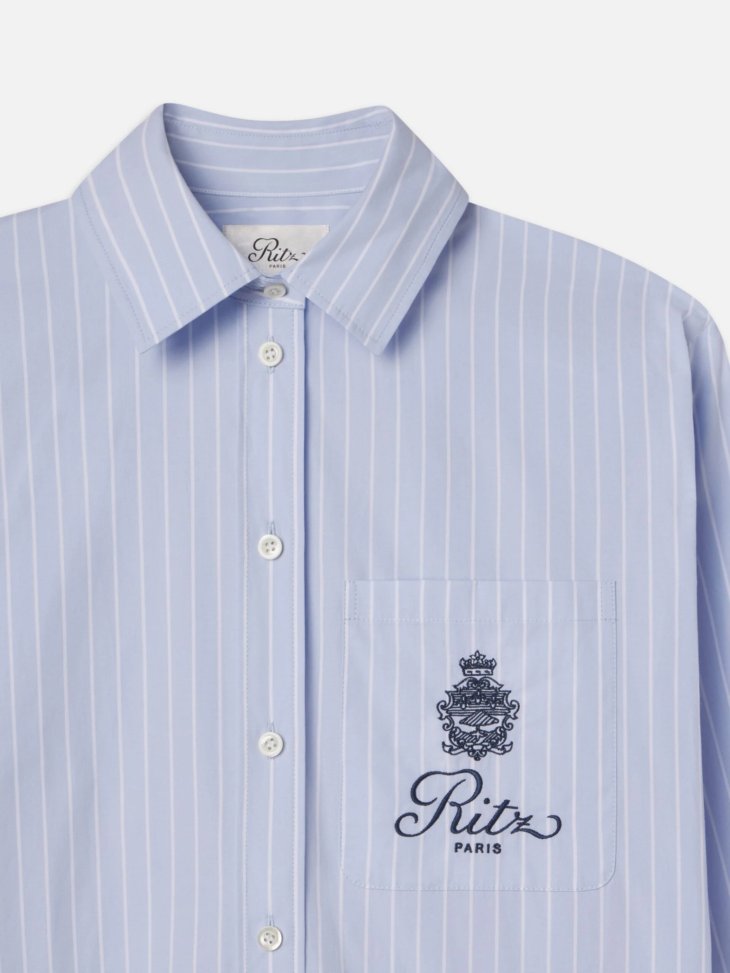 Ritz Oversized Pocket Shirt -- Heritage Blue Multi 2 Ritz Oversized Pocket Shirt -- Heritage Blue Multi - Image 2