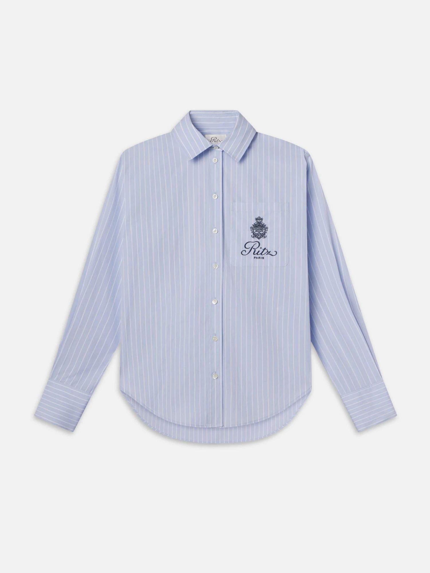 Ritz Oversized Pocket Shirt -- Heritage Blue Multi 1 Ritz Oversized Pocket Shirt -- Heritage Blue Multi