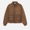 The Distressed Leather Jacket -- Dark Camel