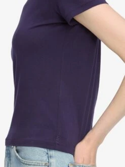 The Baby Tee -- Royal Purple -Frame Sale Store WS24JTE003 RYPL 10152