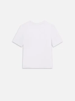 The Baby Tee -- White -Frame Sale Store WS24JTE003 WHT BACK