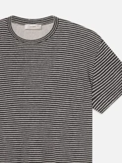 The Linen Baby Tee -- Black Multi 8 The Linen Baby Tee -- Black Multi -Frame Sale Store WS25JTE006 BKMU DETAIL