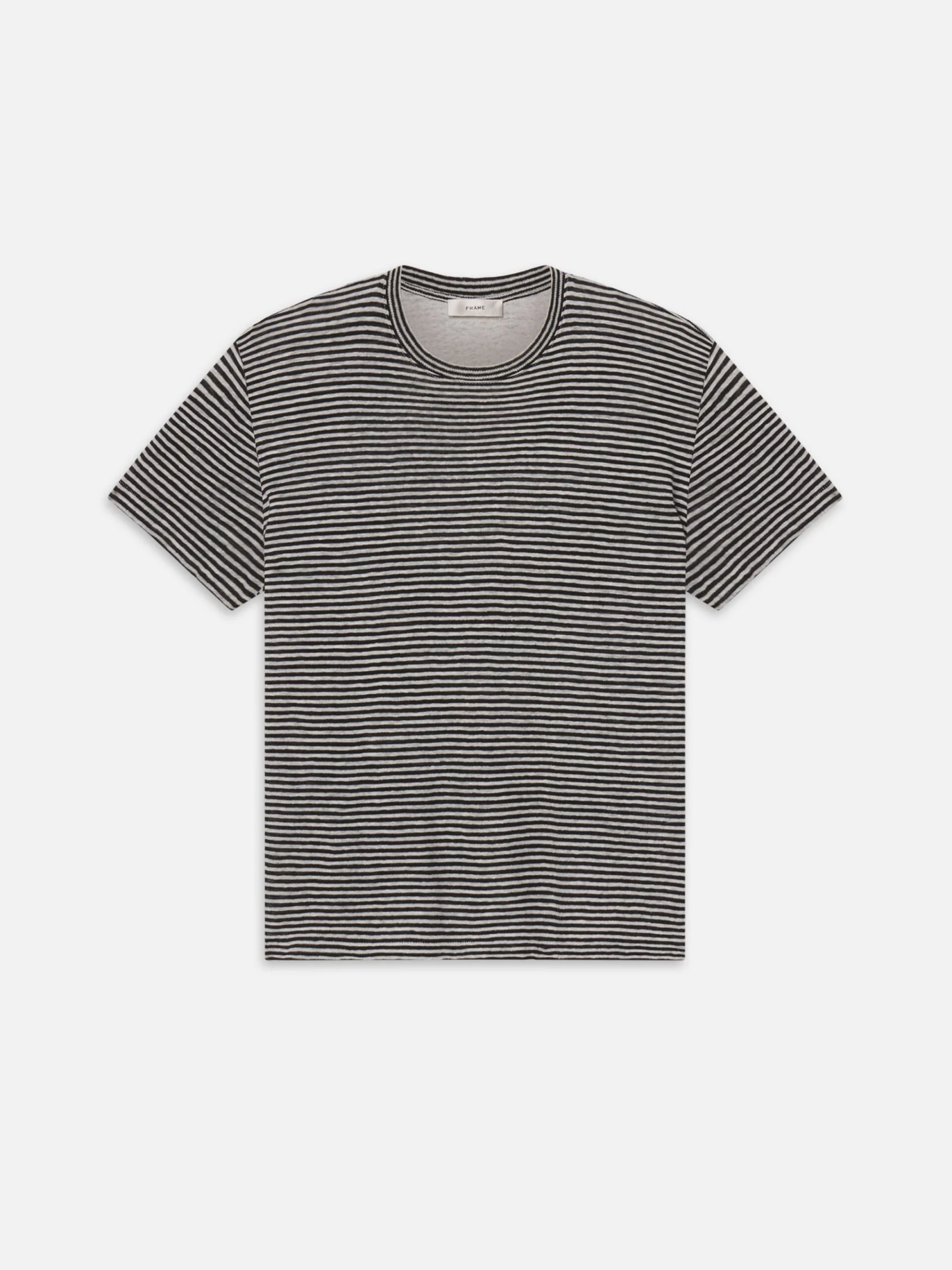 The Linen Baby Tee -- Black Multi 1 The Linen Baby Tee -- Black Multi