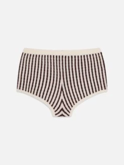 The Cable Shorts -- Burgundy Multi -Frame Sale Store WS25KST003 BRGM B