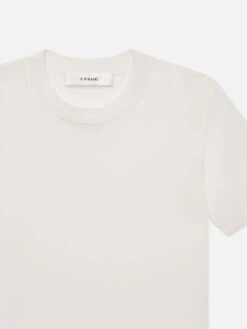 The Luxe Baby Tee -- White 8 The Luxe Baby Tee -- White -Frame Sale Store WS25KSW026 WHITE D 9222bd06 ee8f 42af bb08 1e8726fc67d8
